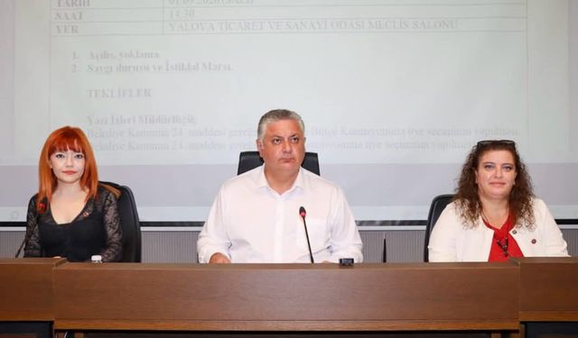 Yalova Belediye Meclisi Eylül Ayı Olağan Toplantısı Tamamlandı: Önemli Kararlar Alındı