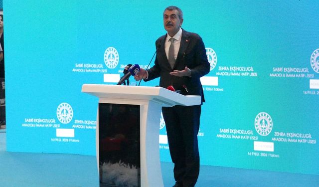 Bakan Tekin Yalova’da eğitim vizyonunu anlattı: 750 bin derslikten yeni müfredata