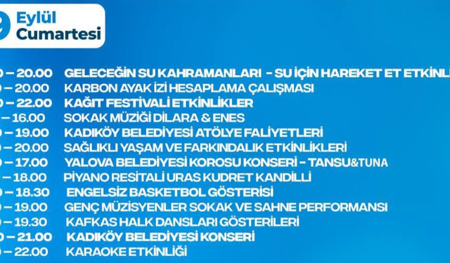Yalova’da Avrupa Hareketlilik Haftası: Bugün Kent Meydanı’nda Dopdolu Program