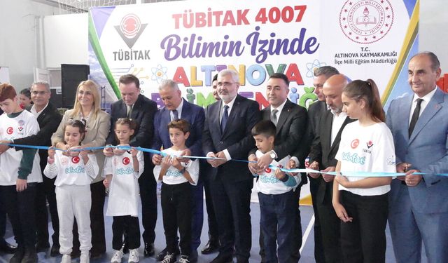 Bilimin İzinde Altınova’da bilim şenliği başladı