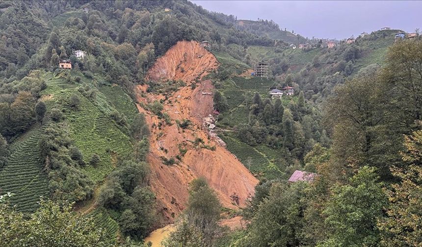 Çayeli'nde heyelan faciası: 1 ölü, 4 yaralı