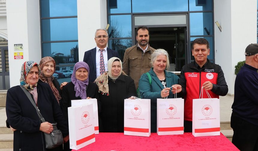Yalova’da Çiftçilere 215 Kg Fasulye Tohumu Desteği