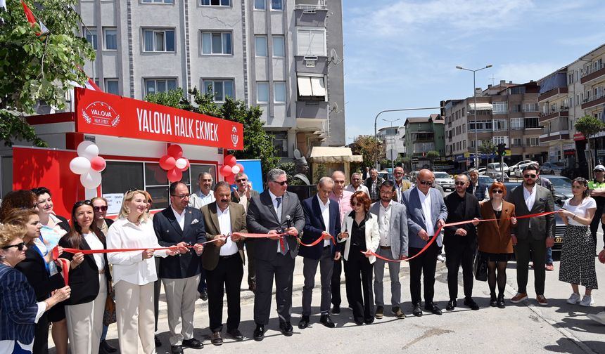 Yalova Belediyesi’nden İki Yeni Halk Ekmek Satış Noktası