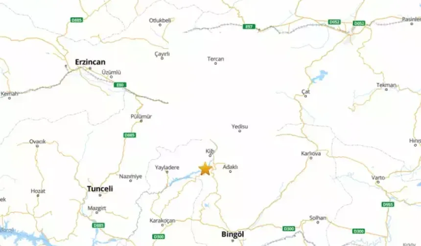 Bingöl'ün Kiğı İlçesinde Korkutan Deprem