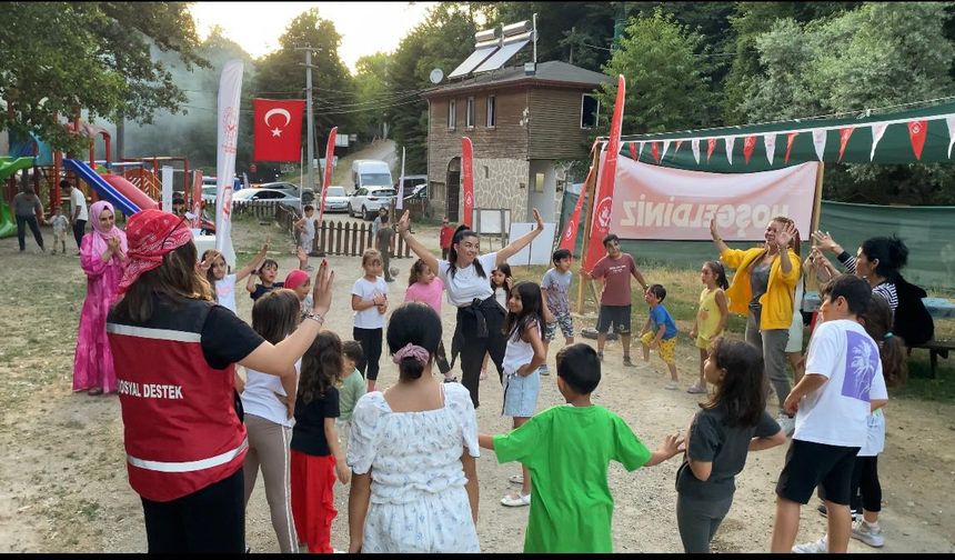 Yalova’da Aile Kampı Etkinliği Renkli Anlara Sahne Oldu