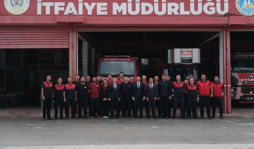 Başkan Yele, İtfaiyeciler Haftası’nda Personelle Bir Araya Geldi