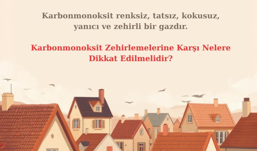Karbonmonoksit Zehirlenmelerine Karşı Hayati Uyarılar