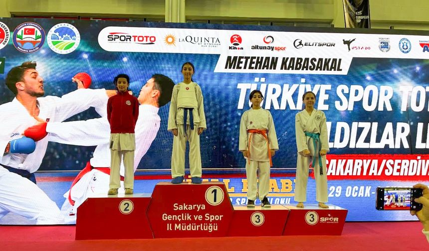 Çiftlikköy Karatecileri Yıldızlar Ligi’nde Tarih Yazdı