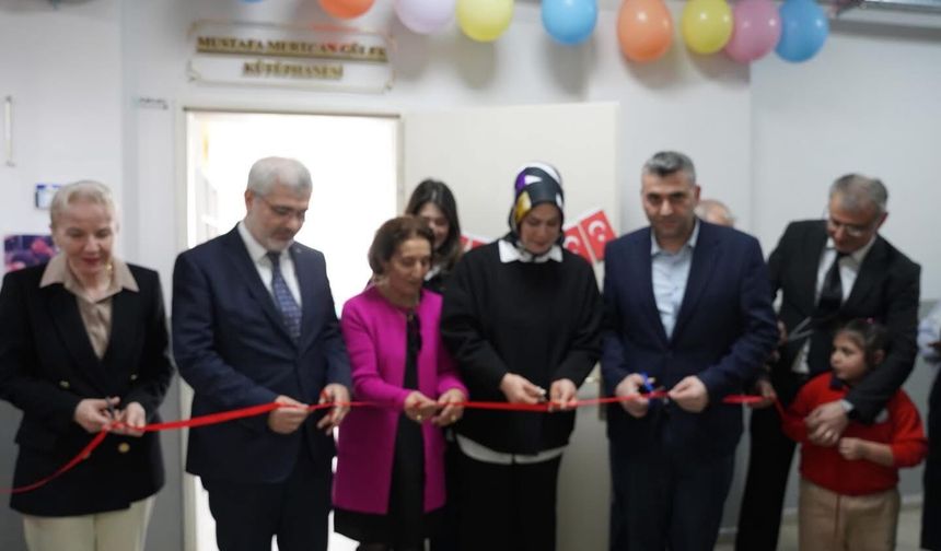 Kadıköy İlkokulu’nda Mustafa Mertcan Güler Kütüphanesi Açıldı