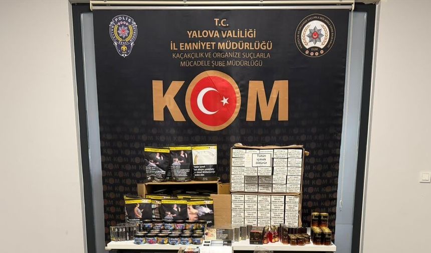 Yalova’da Kaçak Makaron Operasyonu: 1,5 Milyon Adet Ele Geçirildi