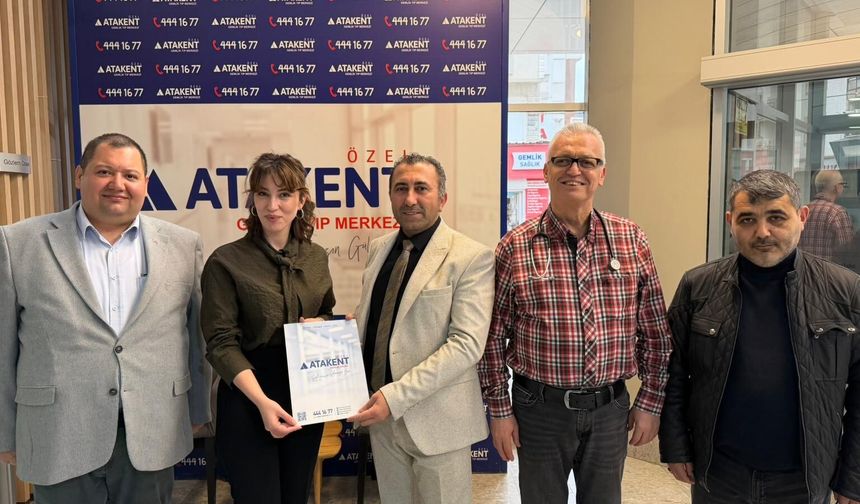 Gemlik Gazeteciler Cemiyeti ile Özel Atakent Tıp Merkezi Arasında Sağlıkta İndirim Protokolü