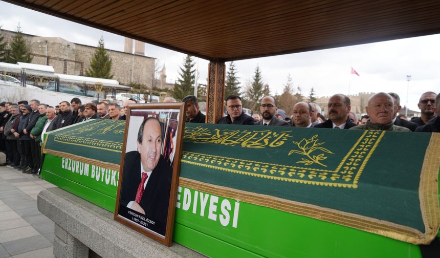 Gazeteci Feridun Fazıl Özsoy Erzurum’da Son Yolculuğuna Uğurlandı