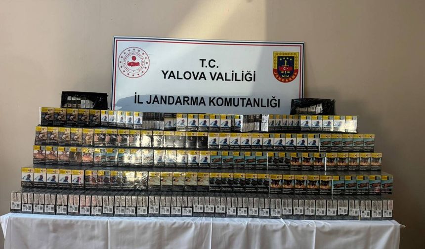 Çiftlikköy’de Kaçak Sigara Operasyonu: 3 Bin Paket Faturasız Sigara Ele Geçirildi