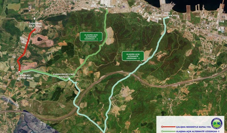 Taşköprü – Kılıç Köyü Bağlantı Yolu Bir Hafta Trafiğe Kapatıldı