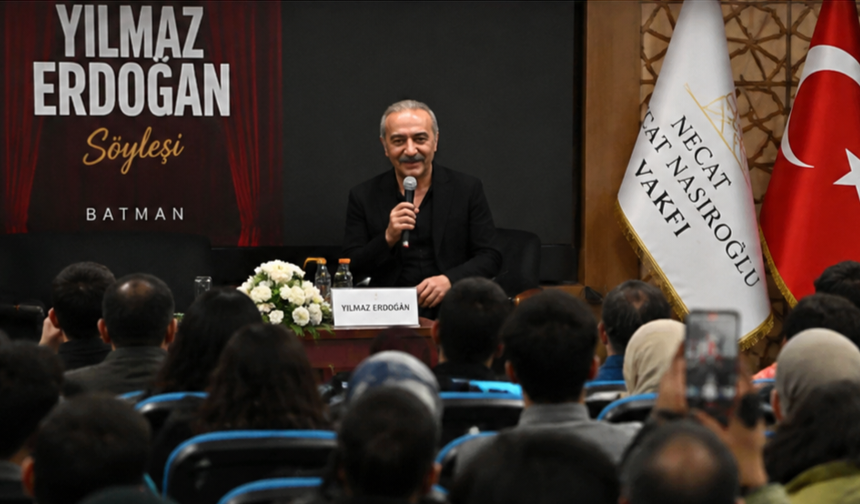 Yılmaz Erdoğan, Batmanlı Sanatseverlerle Buluştu