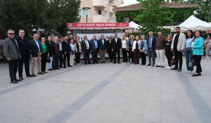 Başkan Adil Yele, CHP Milletvekili Fahri Özkan’ı Çiftlikköy’de Ağırladı