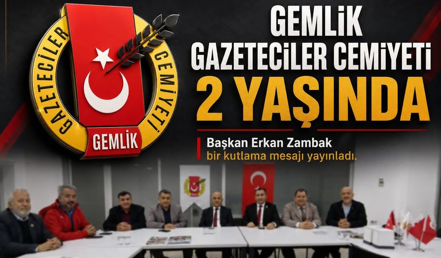 Gemlik Gazeteciler Cemiyeti 2. Kuruluş Yılını Kutluyor