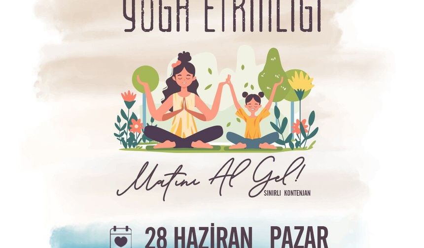 Yalova’da Anne-Çocuk Yoga Etkinliği Düzenleniyor