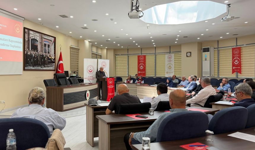 Yalova’da Muhtarlara Sosyal Risk Haritası Anlatıldı