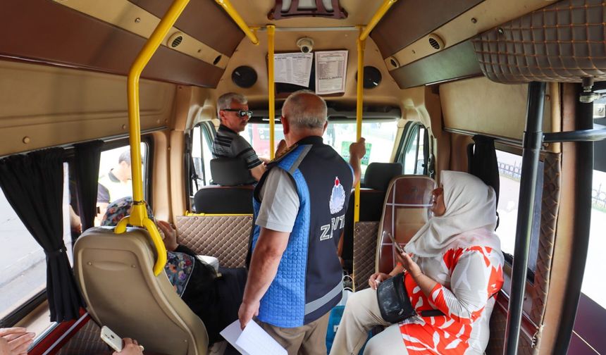 Yalova’da M Plakalı Minibüslere Denetim: Klima, Ruhsat ve Kılık Kıyafet Kontrolü