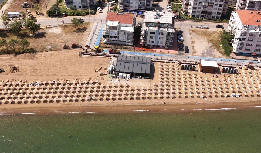 Kocadere Sahili Yaz Sezonuna Hazır