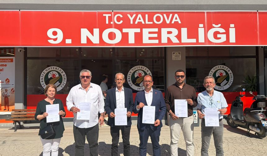 CHP Yalova Delegelerinden Kurultay Hamlesi: 6 Delege Yeniden Kurultay İçin İmza Verdi