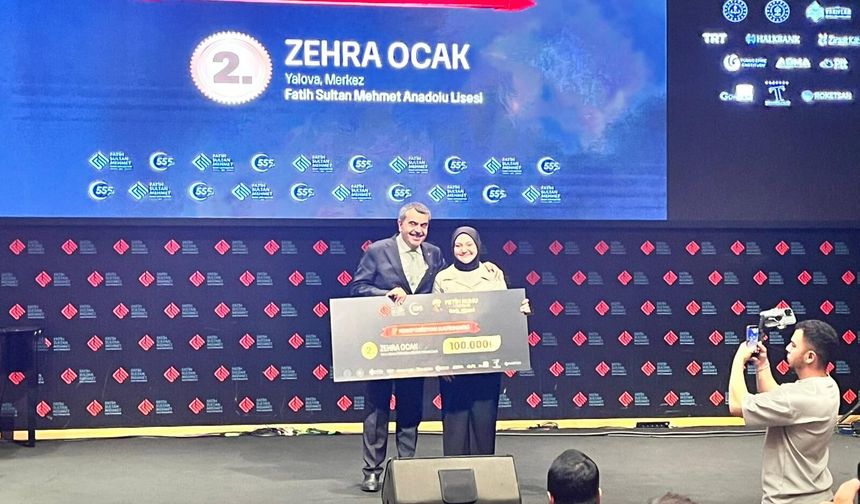 Zehra Ocak’tan Türkiye İkinciliği: Fetih Ruhu Yarışmaları’nda Büyük Başarı