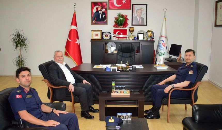 Jandarma Komutanlarından Başkan Arslan’a Ziyaret
