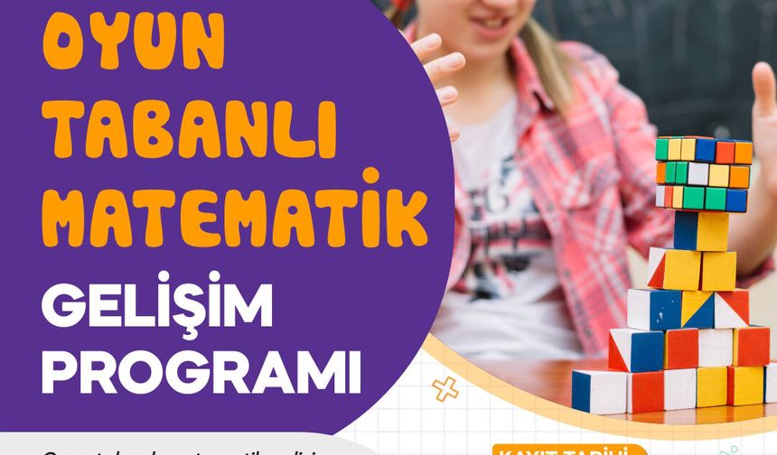Yalova Belediyesi Çocuklara Yönelik Oyun Tabanlı Matematik Programı Başlatıyor