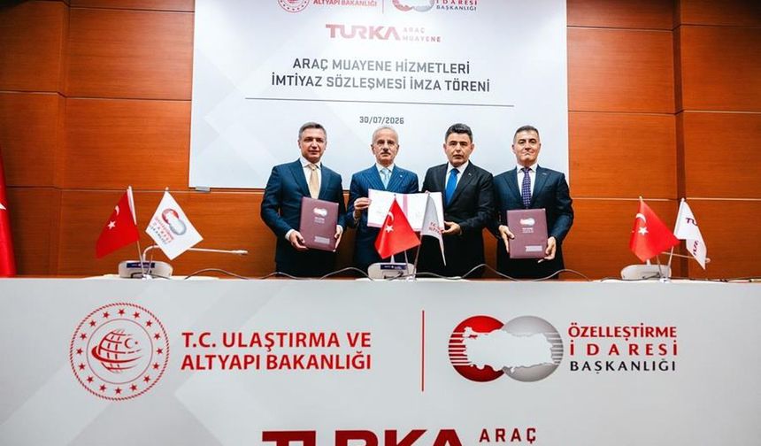 Türkiye’nin Yeni Nesil Araç Muayene Sistemi İçin 20 Yıllık İmzalar Atıldı