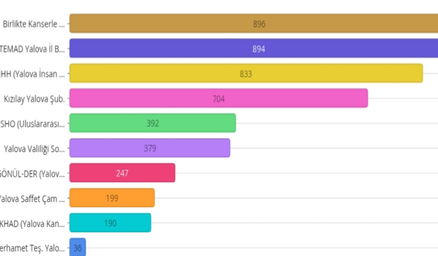 12. Kategorinin 1.’si, ‘Birlikte Kanserle Mücadele Derneği’dir