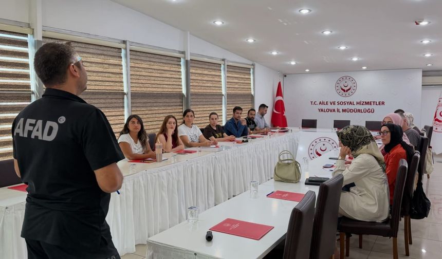 Yalova İl Müdürlüğünde TAMP ve AYDES Eğitimi Gerçekleştirildi