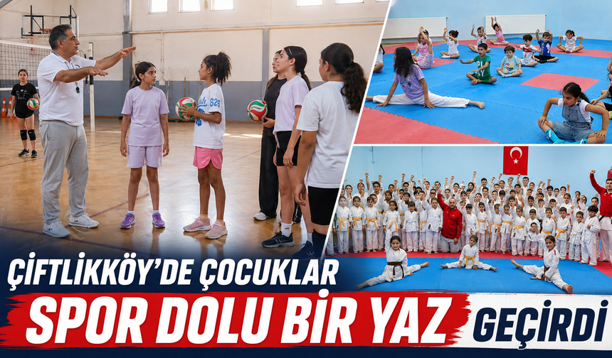 Çiftlikköy'de Çocuklar İçin Spor Dolu Yaz