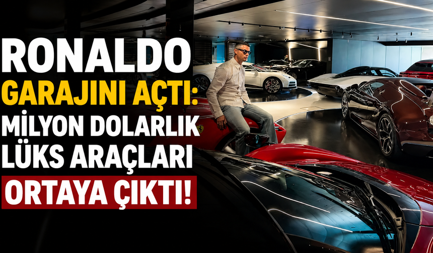 Cristiano Ronaldo Lüks Araba Koleksiyonunu Paylaştı