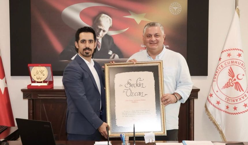 Yalova Eğitim ve Araştırma Hastanesi Başhekimi Dr. Öğr. Üyesi Seçkin Özcan’a Hayırlı Olsun Ziyareti