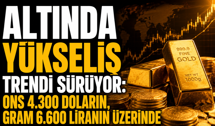 Altında Yükseliş Sürüyor: Ons 4.350 Dolar Seviyesinde
