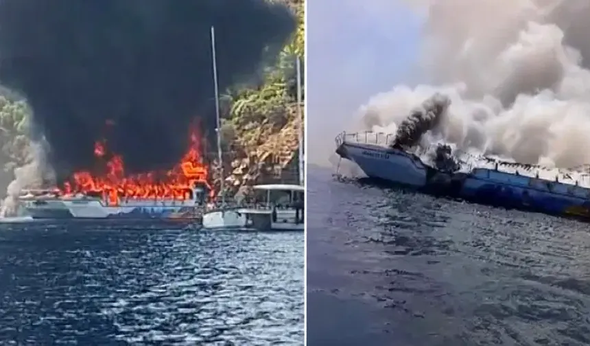 Gezi Teknesinde Yangın, 115 Yolcu Denize Atladı