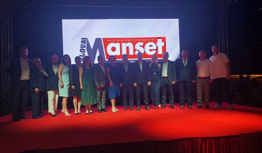TEMAD Yalova Yönetimi, “Son 25 Yılın Enleri” Ödül Gecesine Katıldı