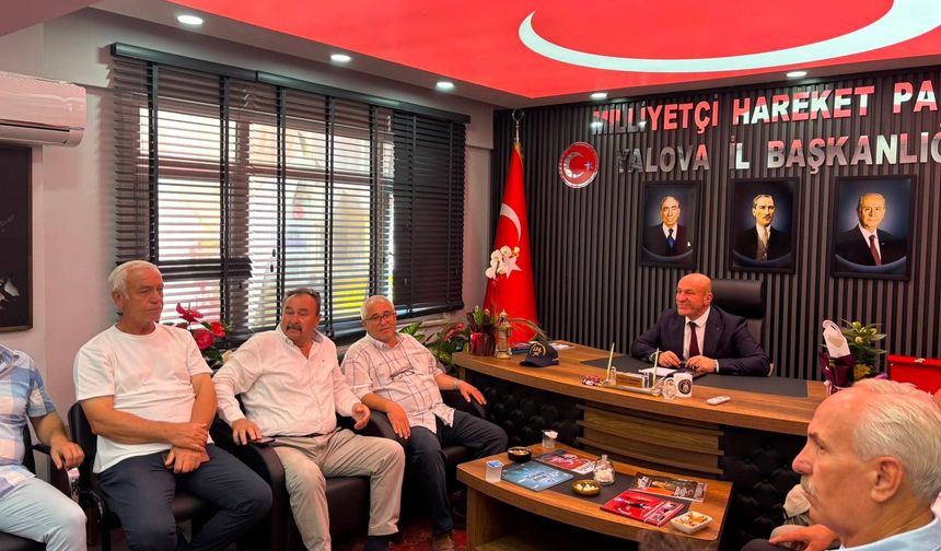 MHP Altınova İlçe Teşkilatına Hayırlı Olsun Ziyaretleri
