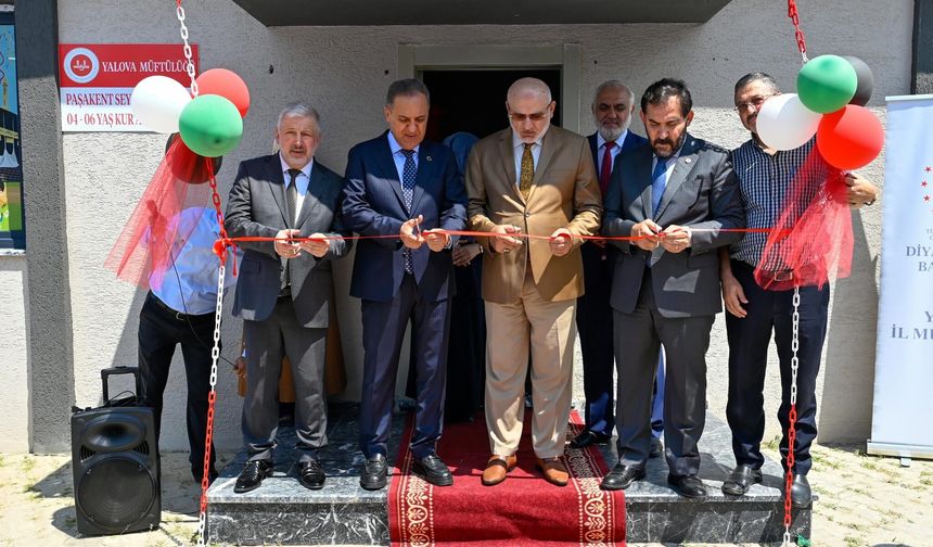 Yalova'da Çocuklara Müjde: Paşakent 4-6 Yaş Kur’an Kursu Hizmete Girdi