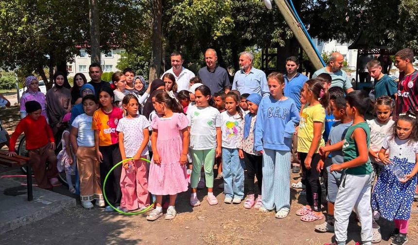 Başkan Turan Canbay Yaz Kur'an Kursu Öğrencileriyle Buluştu