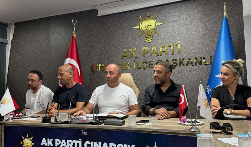 Ak Parti Çınarcık İlçe Danışma Kurulu Toplantısı Yapıldı