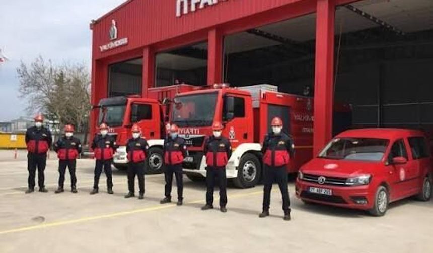 Yalova'da Park Yangını Paniği: Ekipler Anında Müdahale Etti