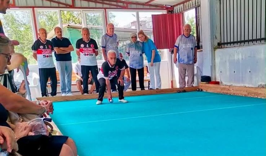 Yalova Huzurevi Bocce Takımı Çanakkale’yi Devirdi