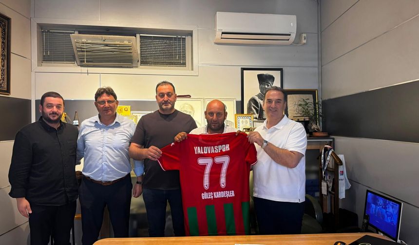 Güleç Kardeşler'den Yalovaspor'a Reklam Desteği