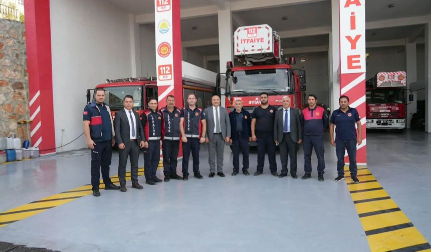 ÇINARCIK’TA İTFAİYE HAFTASI’NDA KAHRAMANLARA ZİYARET