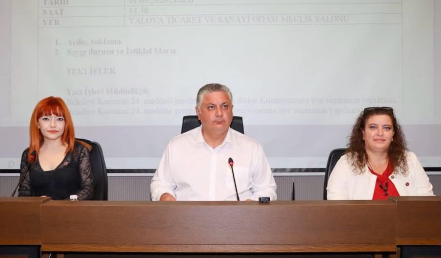 Yalova Belediye Meclisi Eylül Ayı Olağan Toplantısı Tamamlandı: Önemli Kararlar Alındı