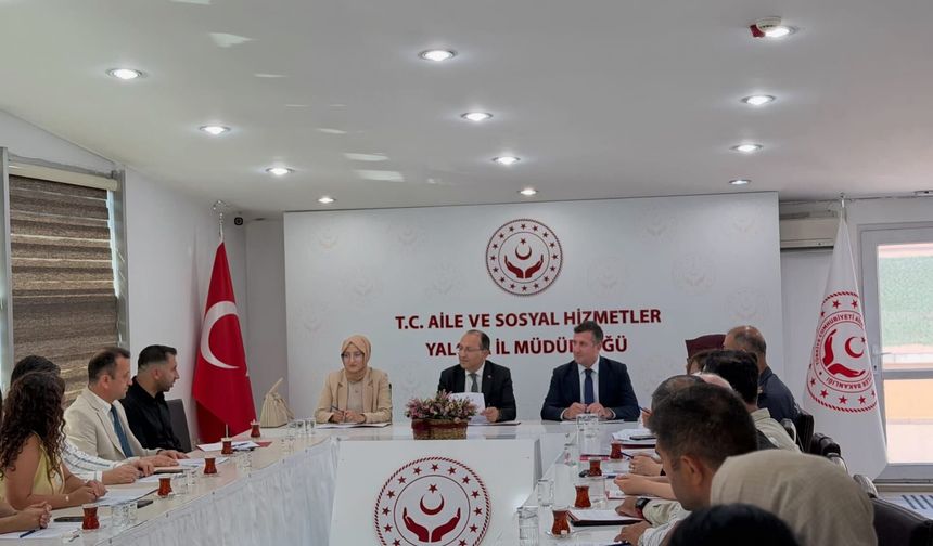 Yalova'da 5395 Sayılı Çocuk Koruma Kanunu Üst Kurulu 3. Toplantısı Gerçekleştirildi