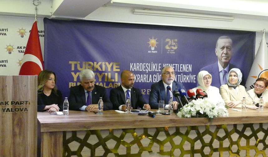 Bakan Işıkhan Yalova’da: “Güçlü Yalova, Güçlü Marmara, Güçlü Türkiye”