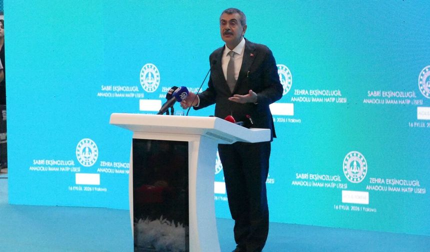 Bakan Tekin Yalova’da eğitim vizyonunu anlattı: 750 bin derslikten yeni müfredata